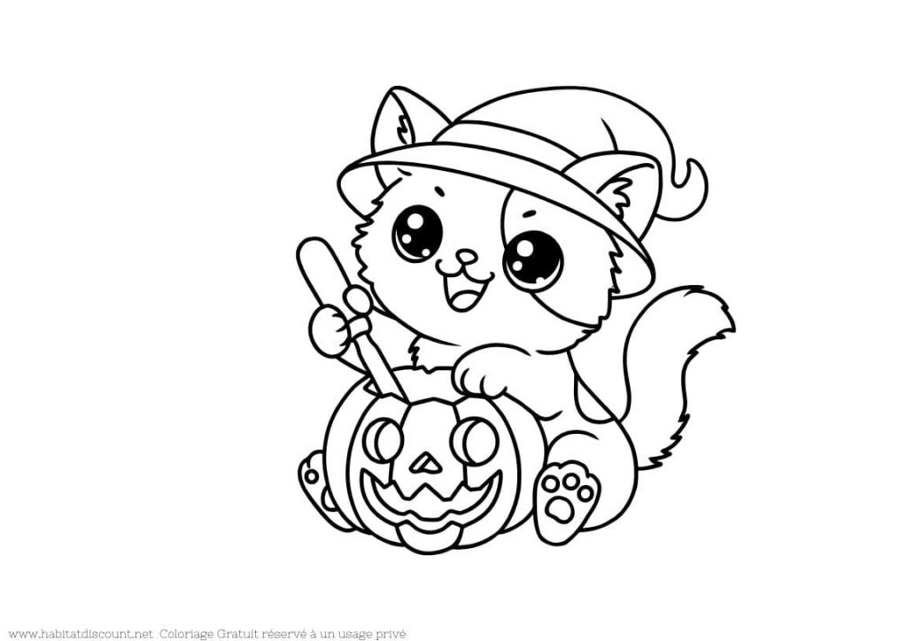 coloriage halloween à imprimer