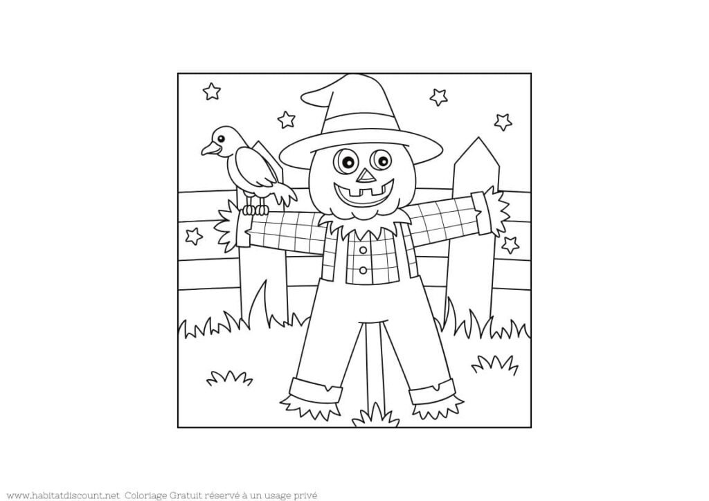 coloriage halloween enfant