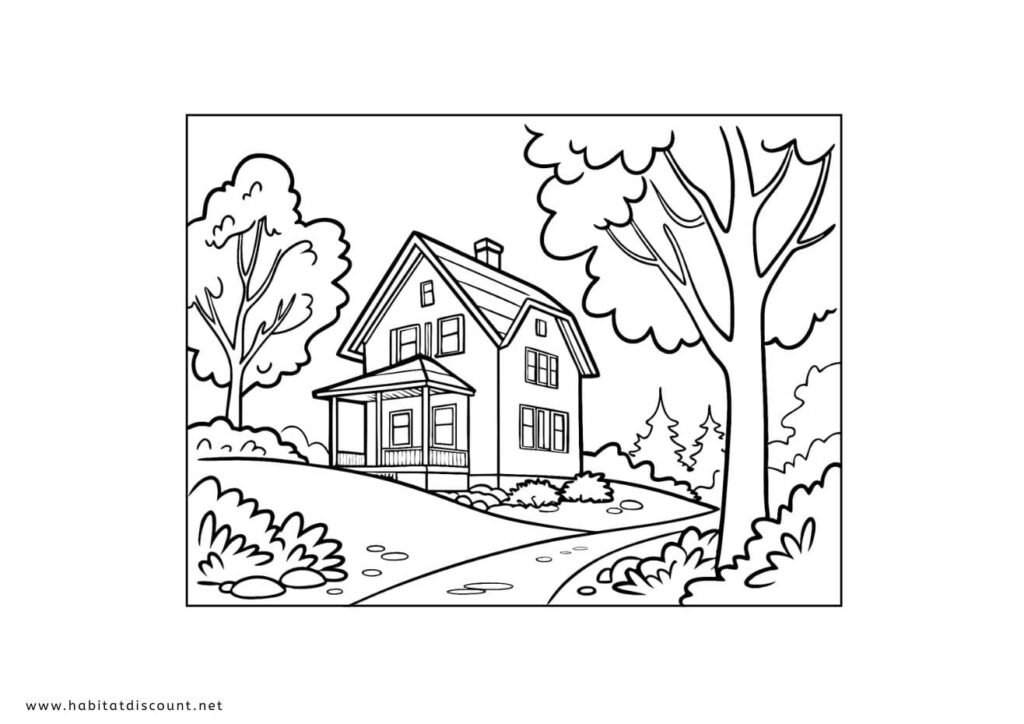 dessin de maison