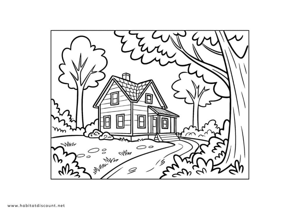 image maison dessin